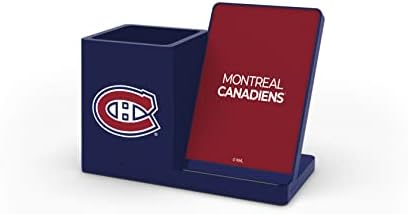 SOAR NHL Wireless Charging Station and Desk Organizer – Premium Qi Fast Charger with Team Logo for Sports Fans, Sleek Accessory Holder for a Tidy Workspace, Perfect for Phones and Essentials