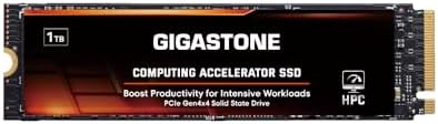Elevate Your Gaming and Creative Potential with the Gigastone 500 GB M.2 NVMe SSD – Lightning-Fast PCIe Gen 4 Internal Solid State Drive for Seamless 3 D Rendering and 4 K/8 K Video Editing – Unmatched 5,000 MB/s Read Speeds for Gamers and Content Creators – Perfect Upgrade for PCs, Laptops, and PS5 with Enhanced Compatibility and Reliability