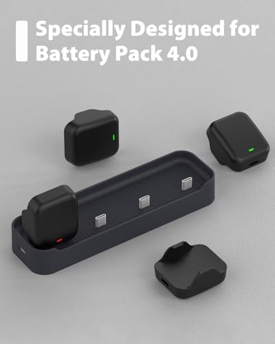 Doohoeek 4-Port USB-C Battery Charging Hub for Whoop 5.0 & 4.0 Power Packs – Fast, Reliable Charging Station with LED Indicators & Safety Features for Home and Office Use – Maximize Device Efficiency and Minimize Downtime