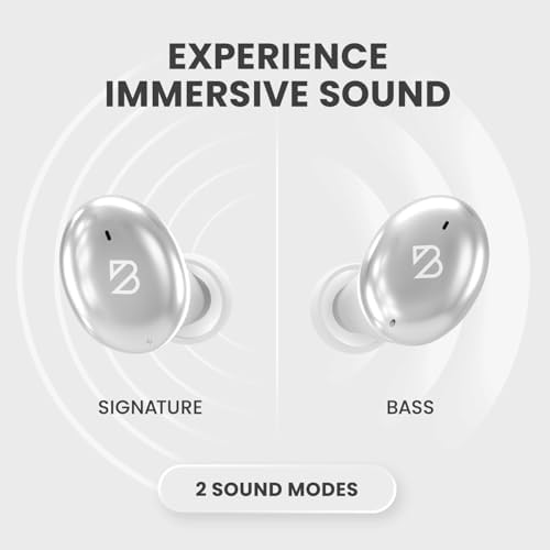 Back Bay Audio Tempo 30 Wireless Earbuds for Smaller Ears – Award-Winning Sound in Sweatproof Design, Ultra-Comfortable Bluetooth Earbuds for Women, Purple Finish with Long Battery Life and Enhanced Compatibility for Daily Use