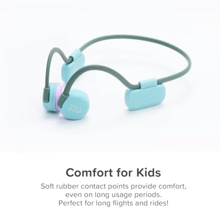 Discover the Future of Sound with My First Bone Conduction Headphones – Open-Ear Bluetooth Design for Kids and Adults – Vibrant Green, IPX6 Waterproof for Unmatched Durability and Safe Listening While Staying Aware of Your Surroundings – Perfect for Outdoor Activities and Active Lifestyles