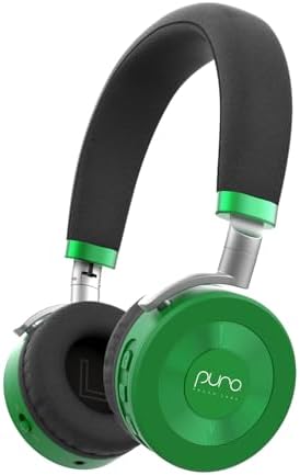 Safe & Stylish Bluetooth Headphones for Kids – Puro Sound Labs Junior Jam Plus with Volume Limiting Technology, 22-Hour Battery Life, and Comfortable On-Ear Fit, Perfect for Tablets and Smartphones in Trendy Blue Finish