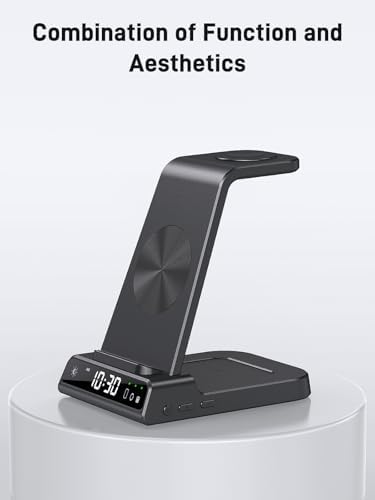 Ultimate 3-in-1 Wireless Charger for Samsung Devices – Fast Charging Station for Galaxy S24 Ultra, S23 Ultra, Z Flip 5, Fold 5, Galaxy Buds & Watch 6/5/4/3 – Effortless Compatibility & Sleek Design for Modern Living