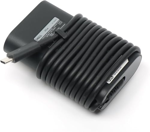 Dell 45 W USB Type C AC Adapter – High-Speed Charging for XPS 9315 2-in-1, XPS 13 Models 9350, 9360, 9365, 9370, 9380 – Genuine Original DA45 NM210 with Enhanced Compatibility and Efficiency