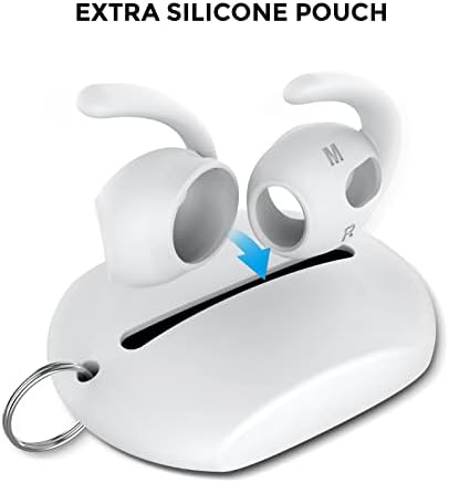 Aha Style Premium Silicone Ear Tips for Air Pods 3 (2021) – 3 Pairs in Large, Medium, and Small Sizes for Maximum Comfort and Noise Isolation – Ideal Apple Air Pods Accessories for Audiophiles Seeking Superior Sound Quality and Enhanced Listening Experience