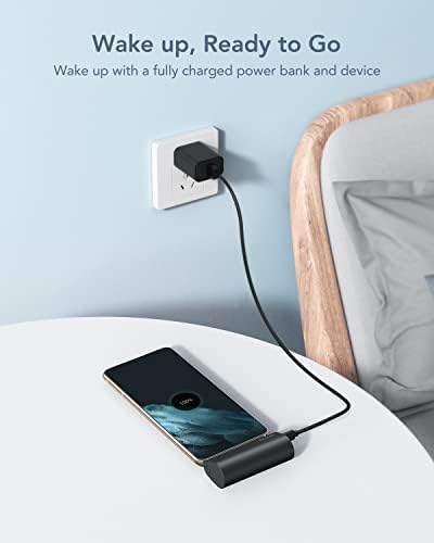 Ultra-Compact 5000 m Ah Power Bank for i Phone 16/15 & Samsung Galaxy S24 – 20 W PD Fast Charging Mini Charger for On-the-Go Efficiency, Pocket-Sized Battery Pack with USB-C Connectivity for Rapid Recharges and Enhanced Compatibility – Perfect for Travel and Everyday Use
