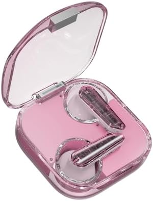 Advanced Green Bluetooth 5.3 In-Ear Earbuds with Noise Cancelling Mic – Ultimate Comfort & Clarity for Workouts and Calls, Stylish Transparent Cover, Long Battery Life, Ergonomic Fit for Enhanced Performance