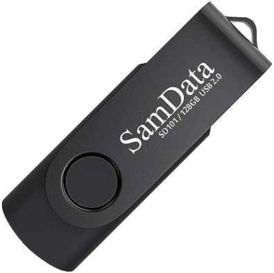 Maximize Your Storage with 128 GB USB Flash Drives 2 Pack – High-Speed Thumb Drives with LED Indicator for Effortless Data Backup and Transfer (Black) Ideal for Windows and Mac Compatibility