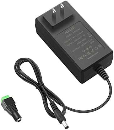 High-Performance 24 V 3 A AC to DC Power Supply Adapter – Reliable Transformer for LED Strip Lighting & CCTV Systems – Universal Input 100 V-240 V with 5.5 x 2.1 mm DC Connector for Optimal Device Compatibility and Stability