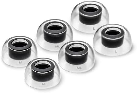 Upgrade Your Bose Listening Experience with AZLA Sedna Earfit Crystal Silicone Tips – Supreme Comfort & Noise Isolation for Quiet Comfort Ultra & QC II – 3 Sizes for Customized Fit – Enhance Audio Quality & Block External Noise