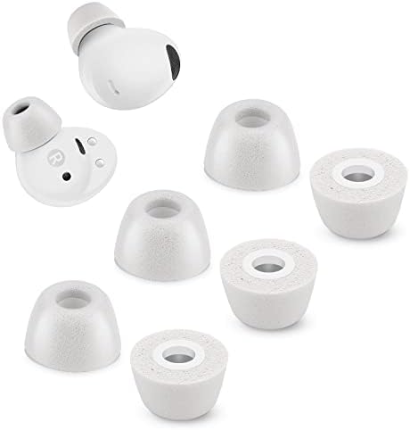 Transform Your Audio Experience with Premium Memory Foam Ear Tips for Samsung Galaxy Buds 2 Pro – Ultimate Comfort, Secure Anti-Slip Design, Noise Isolation, and Convenient Charging Case Compatibility – 3 Pairs (S/M/L, Black) – Elevate Sound Quality and Enjoy Uninterrupted Listening