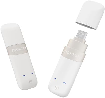 Maktar Nukii 64 GB Encrypted Flash Drive – Ultimate NFC Security USB with Write Protect Feature | Your Trusted Data Locker & i Phone Security Key for Crypto Phrase Storage | High-Speed, Portable, and Durable Solution for Sensitive Information Protection