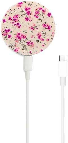 Cosmic Stars Mag Safe Wireless Charger by Sonix – Ultra-Fast Charging for i Phone 15, 14, 13, & 12 Series with 6.5 ft USB-C Cable – Elegant & Portable Power Solution for Modern Lifestyles