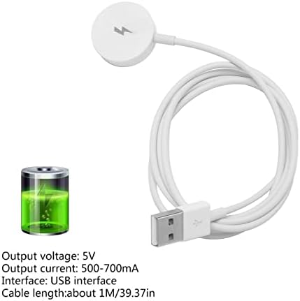 Revolutionary Magnetic Wireless Charger for Smartwatches – Fast Charging Dock Compatible with Gen 1, 2 & 3 Models – Effortless Power-Up Solution in Sleek White Design for Ultimate Convenience and Durability