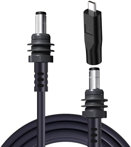 Starlink Mini DC Power Cable with USB C to DC Adapter, USB C to DC Power Cable for Starlink Mini, Compatible with 65W+ PD 20V Protocol Power Supply/Source, Indoor/Outdoor Grey(15M+ USB-C Adapter) – Enhanced Compatibility and Speed