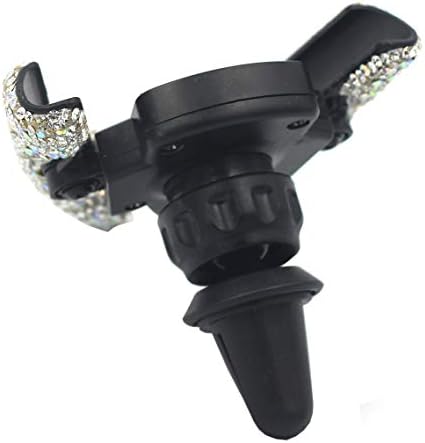 Glamorous Rhinestone Universal Car Air Vent Phone Holder – Elegant Hands-Free Accessory for Smartphones with 360-Degree Rotation and Secure Grip – Stylish Auto Vent Mount Enhancing Safety and Luxury