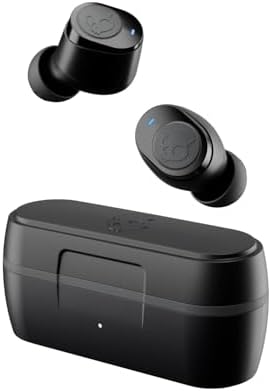 Skullcandy Jib True 2 Wireless Earbuds – Advanced Bluetooth Headphones with 33 Hours of Playtime, Superior Noise Isolation, Sweatproof & Waterproof Features, Integrated Microphone for Effortless i Phone & Android Use – Sleek True Black Aesthetic for Active Lifestyles