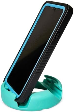 GoDonut Plus+ Phone Stand – Portable Mount Accessory – Charging Port Access – Compatible with Tablet, iPhone 16 15 14 Pro Max Android & Most Smartphones – Teal – Enhanced Compatibility and Speed