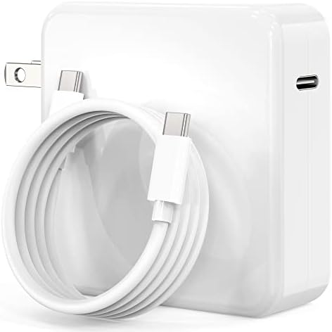 Ultra-Fast 100 W USB-C Power Adapter for Mac Book, Compatible with 13″ to 16″ Models & i Pad Pro – Smart Charging with LED Indicator, Foldable Plug, and Full Safety Features for Enhanced Device Protection and Portability