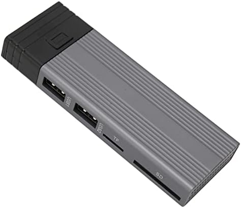 Enhanced USB C M.2 NVMe SSD Enclosure for Game Consoles and Tablets – High-Speed 2 TB Storage Expansion with Plug-and-Play Convenience – Sleek Silver Design for Superior Performance and Compatibility
