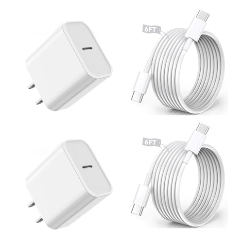 Ultra-Fast Dual USB-C Wall Charger for i Phone 15 – 40 W Power Delivery Adapter, Compact and Foldable Design for On-the-Go Charging, Ideal for i Phone 15/14/13 Pro, i Pad, and More – Maximum Efficiency with Enhanced Safety Features