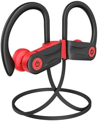 Boean Wireless Bluetooth Earbuds – IPX7 Waterproof Sports Headphones with 16 Hours Playtime & HD Deep Bass Sound for Active Lifestyles – Enhanced Bluetooth 5.3 Connectivity for Seamless Listening and Workout Performance