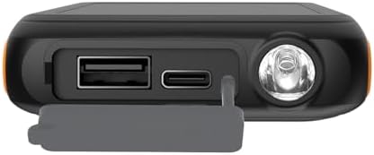 Tough Tested ROC 5 Solar Power Bank 5000 m Ah – Rugged Mag Safe Wireless Charger for i Phone 15/14/13, Fast USB-C PD 20 W & QC3.0, IP54 Outdoor Battery with Solar Charging for Camping & Travel, 5-Year Warranty, Ultimate Reliability for Adventures and Emergencies