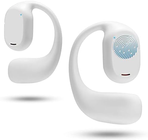 Experience Boundless Freedom with VG333 Open-Ear Bluetooth Headphones: Ultra-Thin Silicone Ear Hooks for Ultimate Comfort, 70-Hour Playtime, and Immersive Bass – Ideal for Active Lifestyles with Touch Control and Next-Gen Bluetooth 5.3 Connectivity