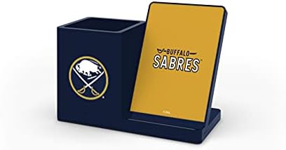SOAR NHL Wireless Charging Station and Desk Organizer – Premium Qi Fast Charger with Team Logo for Sports Fans, Sleek Accessory Holder for a Tidy Workspace, Perfect for Phones and Essentials