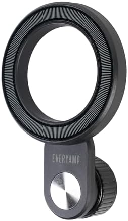 Magnetic Phone Holder for 17 mm Ball Mounts – Adjustable Car Cradle with Enhanced Mag Safe & Pop Socket Compatibility – Secure and Versatile Smartphone Mount for Safe Driving and Optimal Viewing Angles – Premium Car Accessory for All Vehicles