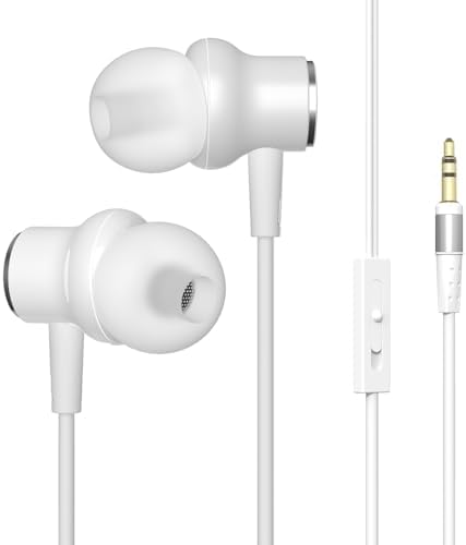 Elevate Your Listening Experience with 9.8 FT Extra Long Cord Wired Earbuds – Integrated Volume Control for Tailored Sound – Comfort Fit for TVs, Laptops & All Devices – Durable Design for Long-Term Use and Exceptional Audio Clarity