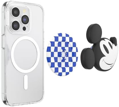 Disney Mickey Waffle Mag Safe Pop Grip – Stylish Magnetic Phone Stand with Swappable Design, Effortless Wireless Charging, Enhance Your Smartphone Experience with Fun & Functionality