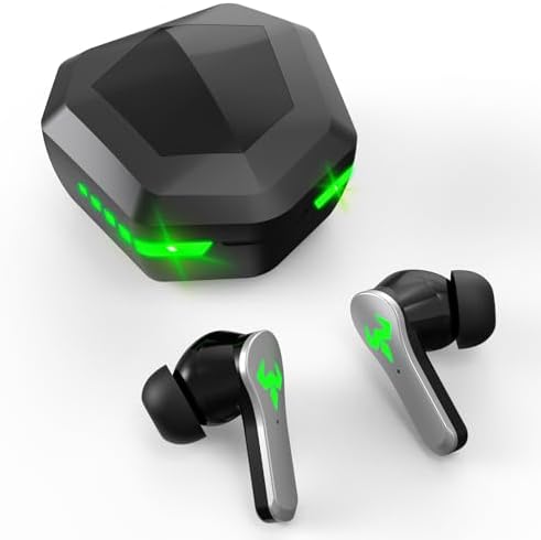 Compact Bluetooth 5.0 Earbuds for Small Ears | Touch-Control Noise-Cancelling Headphones with Unique Cartoon Charging Case | Lightweight Design for Comfort | Immersive Stereo Sound Perfect for Music & Calls | Ideal for Active Lifestyles