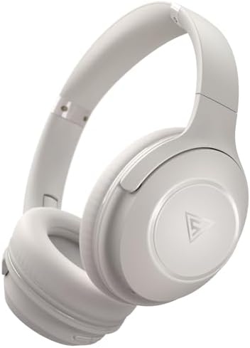 Unleash Your Sound Potential with DOQAUS Over-Ear Bluetooth Headphones – 70-Hour Playtime, Customizable EQ Modes, and Hi-Fi Stereo Sound for Bass Lovers – Perfect for Work, Travel, and Ultimate Comfort with Luxurious Memory Foam Ear Cushions