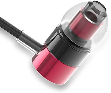 YNR Premium Metal Wired Earbuds with Microphone & Volume Control – Noise-Isolating In-Ear Headphones for Ultimate Audio Clarity – Perfect for School, Commuting, and Leisure – Compatible with i Phone, i Pad, i Pod, Samsung, Google Devices with 3.5 mm Jack – 3 Pairs Included for Versatile Use