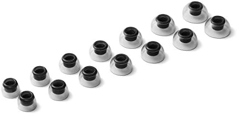 AZLA Sedna Earfit Crystal Replacement Earbud Tips – Premium Silicone Eartips for Noise Cancelling Headphones – Ideal for Galaxy Buds 2, Air Pods Pro, Beats Power Beats, and Skullcandy – Sizes S/MS/M for Enhanced Comfort and Sound Isolation