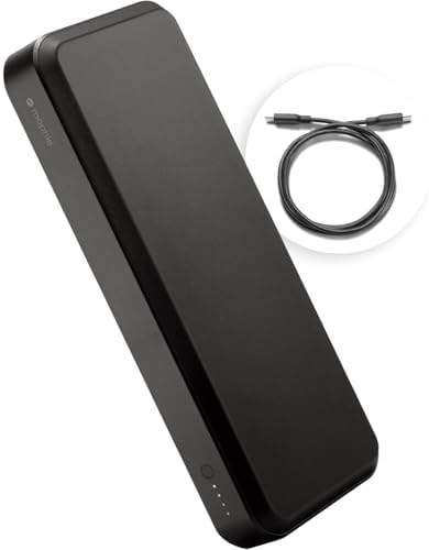 Mophie Powerstation Laptop Prime27 – 27,000 m Ah Eco-Friendly Portable Power Bank with 60 W USB-C PD Fast Charging, Multi-Device Compatibility, LED Battery Indicator, and Versatile Charging Ports – Ultimate On-the-Go Performance for Laptops, Tablets, and Smartphones