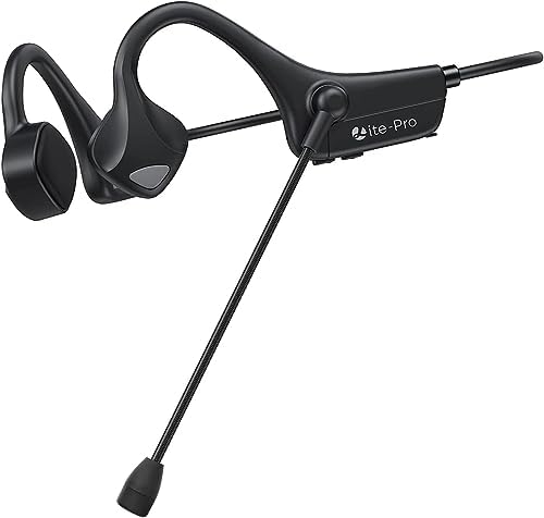 Next-Gen Bluetooth 5.0 Open Ear Wireless Headphones with Superior Noise-Cancelling Mic – IPX4 Waterproof Earbuds Perfect for Professionals and Active Lifestyles – Dual Device Pairing for Effortless Connectivity and Crystal-Clear Communication