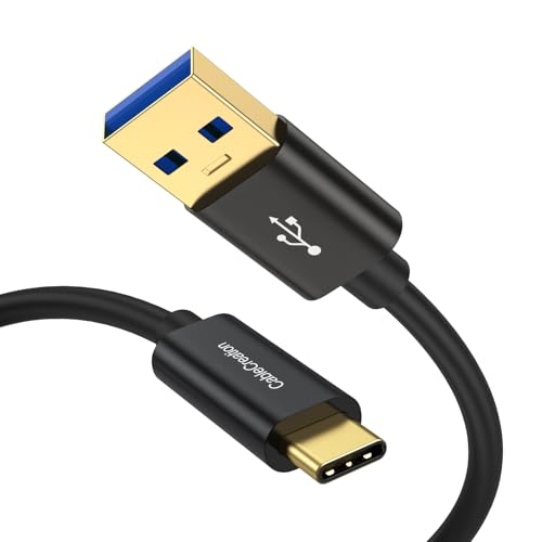 Ultimate 10 Gbps USB A to USB C Cable – 5 ft High-Speed Connector for Rapid Data Transfer & Charging, Optimized for i Phone 15/16+, Galaxy S24/S23+, Android Auto – Durable Nylon Braided Design for Effortless Travel and Daily Use