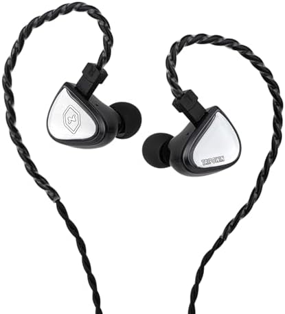 Linsoul Tripowin Vivace High-Fidelity In-Ear Monitors – Premium 10 mm Titanium Diaphragm Dynamic Driver Earbuds for Gamers and Music Lovers, Ergonomic Design for All-Day Comfort, Customizable Detachable 2-Pin Cable for Enhanced Durability and Performance, Perfect for Professionals and Enthusiasts Seeking Superior Sound Quality