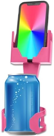 Universal Cup Holder Phone Mount for Cars & Trucks – Hands-Free Convenience, Fits All Phone Sizes & Cases, Made in USA, 2-Pack Black – Ideal for Navigation and Charging Access