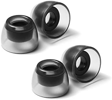 Upgrade Your Listening Experience with AZLA Sedna Earfit Crystal Replacement Earbud Tips (Size L) – 2 Pairs of Silicone Eartips for Enhanced Noise Isolation and Comfort – Compatible with Galaxy Buds 2 Pro, Air Pods Pro, Beats Power Beats Pro & Skullcandy – Perfect Fit for Long Listening Sessions – Elevate Sound Quality and Reduce Ear Fatigue