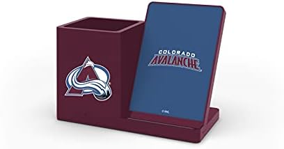 SOAR NHL Wireless Charging Station and Desk Organizer – Premium Qi Fast Charger with Team Logo for Sports Fans, Sleek Accessory Holder for a Tidy Workspace, Perfect for Phones and Essentials
