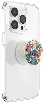 Stylish Lilo & Stitch Pop Socket Grip with Kickstand – Versatile One-Handed Phone Holder for Seamless Use and Enhanced Compatibility across Devices – Effortless Style and Functionality in a Durable Accessory for i Phone, Samsung, and More – Perfect for Wireless Charging and Swappable Designs – Ideal Anti-Drop Solution for Everyday Convenience
