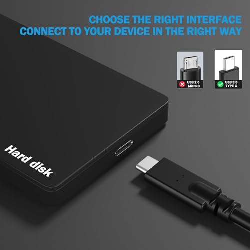4 Pack High-Speed USB A to Micro B Cable with Dual Power Y Functionality – 20-Inch Micro USB 3.0 Splitter for Reliable Data Transfer up to 5 Gbps – Includes USB to USB C Adapter for Enhanced Device Compatibility and Versatile Use with External SSDs and Laptops