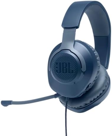 JBL Quantum 100 Wired Over-Ear Gaming Headphones – Unleash Immersive Audio with Detachable Microphone for Ultimate Game Play – Lightweight Comfort Perfect for Long Sessions on All Gaming Platforms