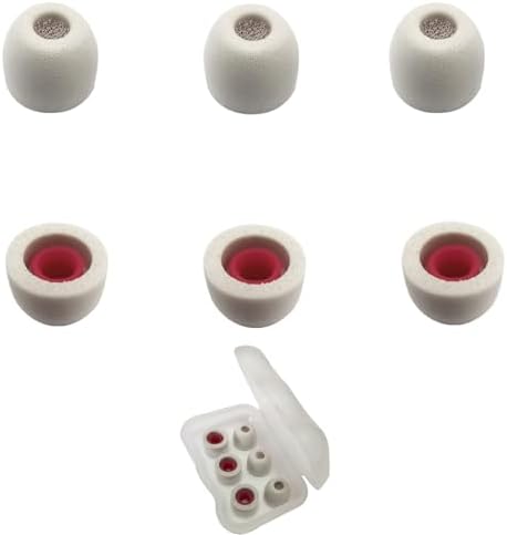 Ultimate Comfort Memory Foam Small Earbud Tips – Noise-Isolating Replacement Ear Tips with Advanced Filter Screen for Enhanced Audio Experience – 3 Pairs of Black Earphone Accessories for Superior Sound Quality and Compatibility