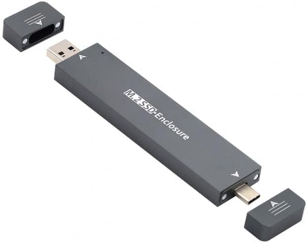 High-Speed xiwai USB 3.0 to NVMe M-Key M.2 NGFF SATA SSD External Converter Adapter with RTL9210 B Chipset – Ultimate Data Transfer Solution for On-the-Go Storage Expansion