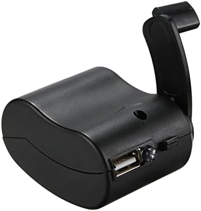 Emergency-Ready Hand Crank Generator: Lightweight 5 V USB Charger for Outdoor Adventures & Mobile Phone Powering – Ideal for Camping, Hiking, and Unexpected Outages
