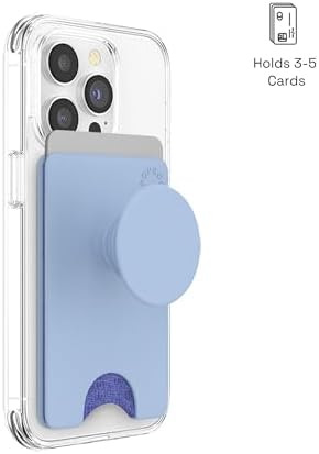 Cobalt Pop Sockets Phone Wallet: Premium Card Holder with Expanding Grip and Mag Safe Compatibility for Effortless Wireless Charging – The Perfect Accessory for On-the-Go Mobile Users Seeking Style and Functionality